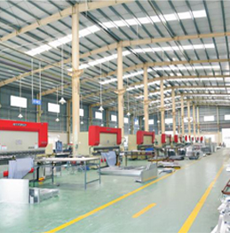 金材铝单板钣金车间